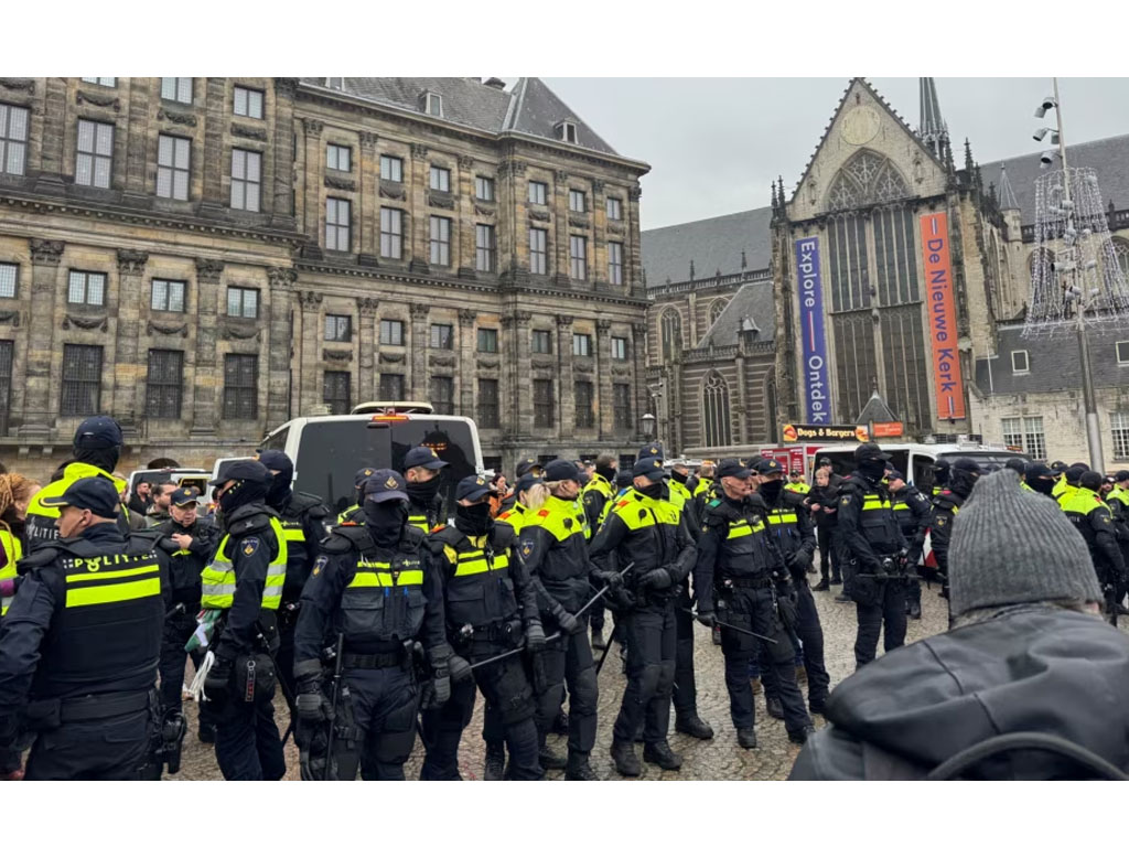 demo propalestina di belanda
