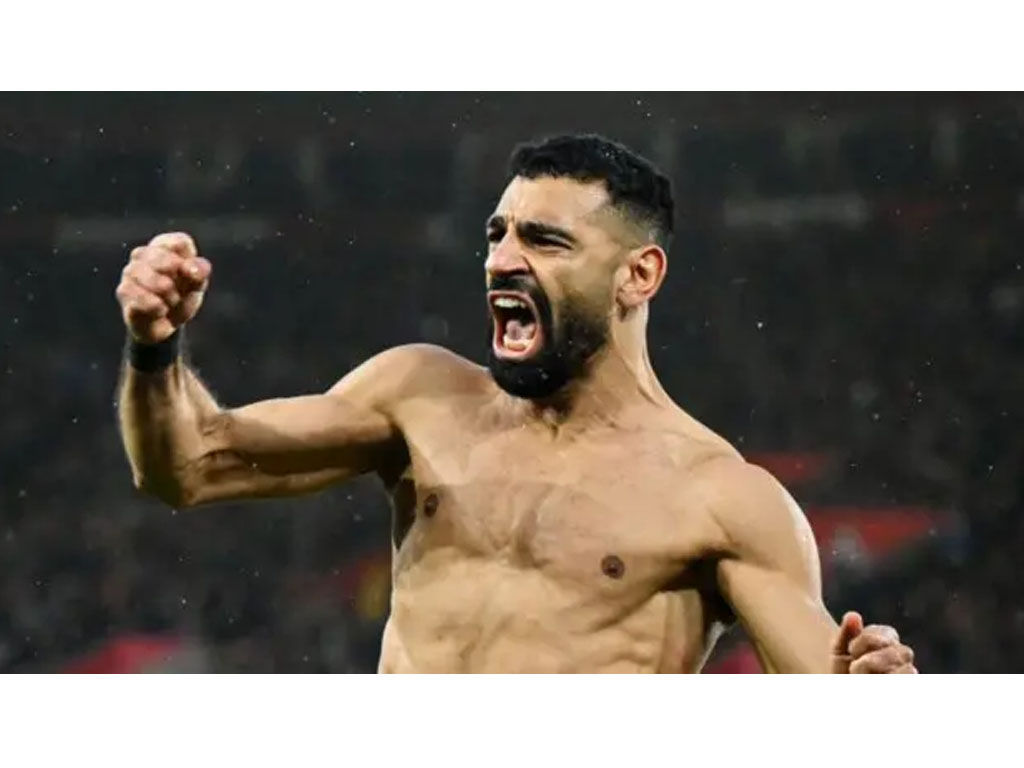 Mo Salah rayakan gol di Southampton