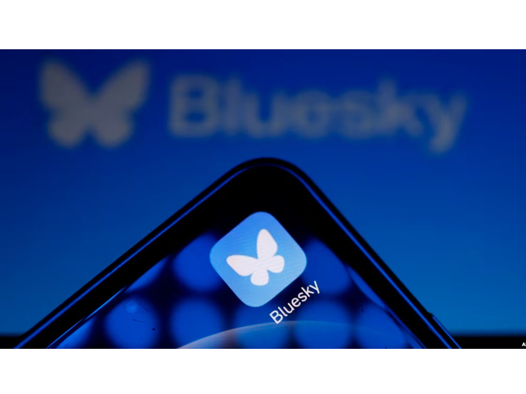 Logo platform media sosial Bluesky