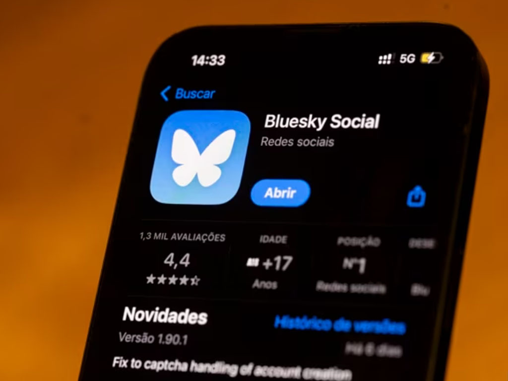 Logo Bluesky Social di Brasil