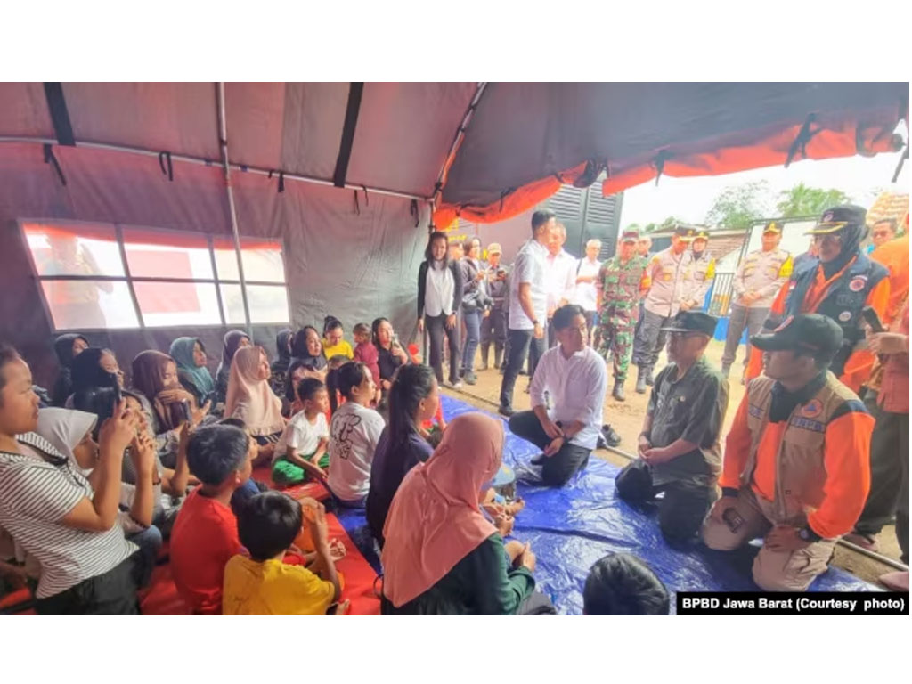 Wapres Gibran tinjau longsor di Sukabumi