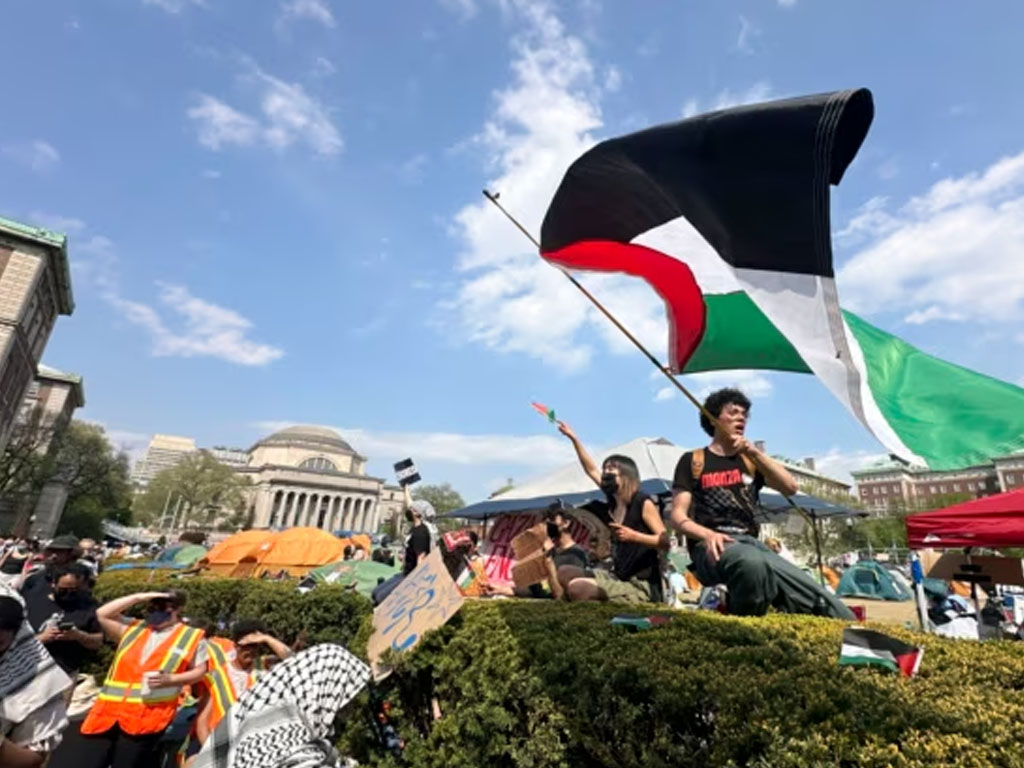 demo palestina di NY