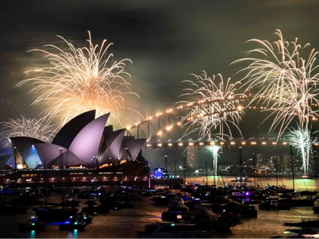 kembang api di Sydney