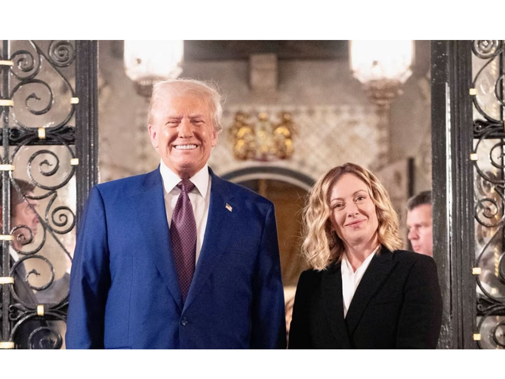 Trump dan PM Meloni di AS