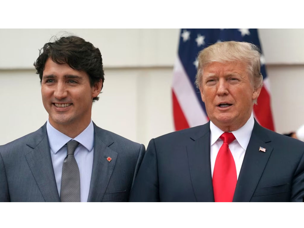 Trudeau dan Trump di Gedung Putih