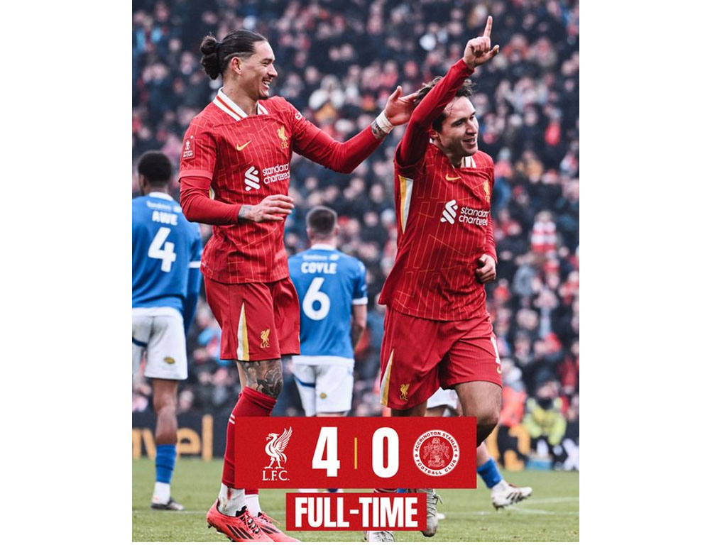 skor akhir Liverpool vs Accrington