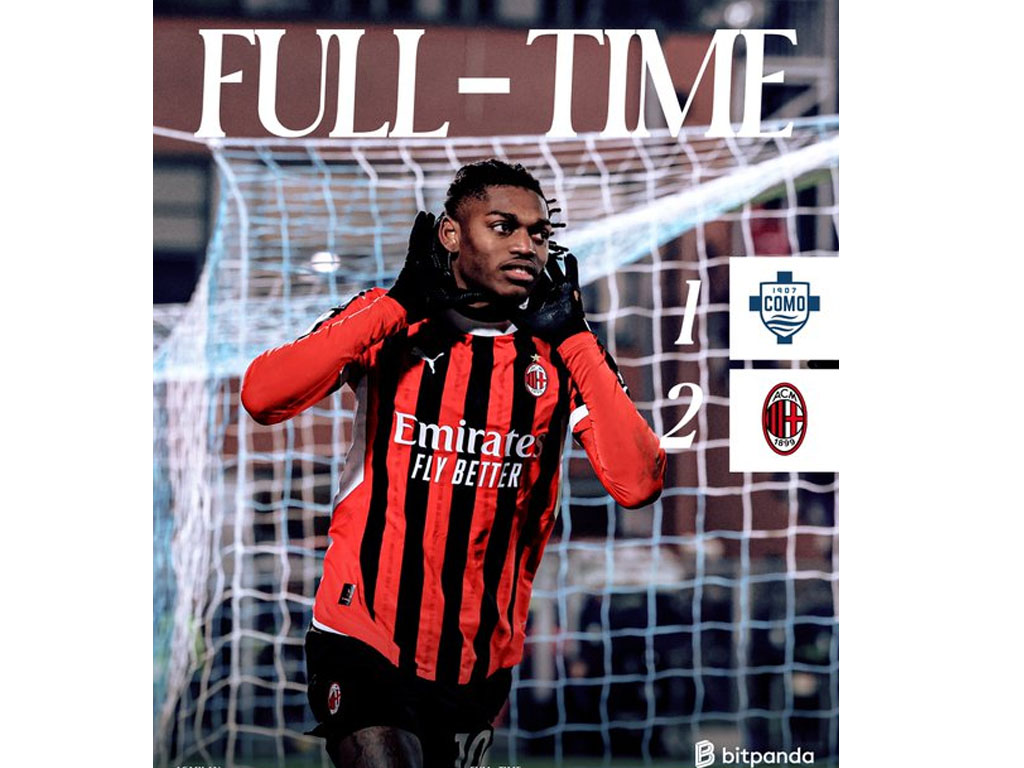 skor akhir Como vs Milan