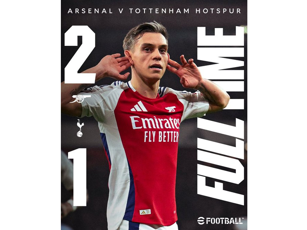 skor akhir Arsenal vs Spur