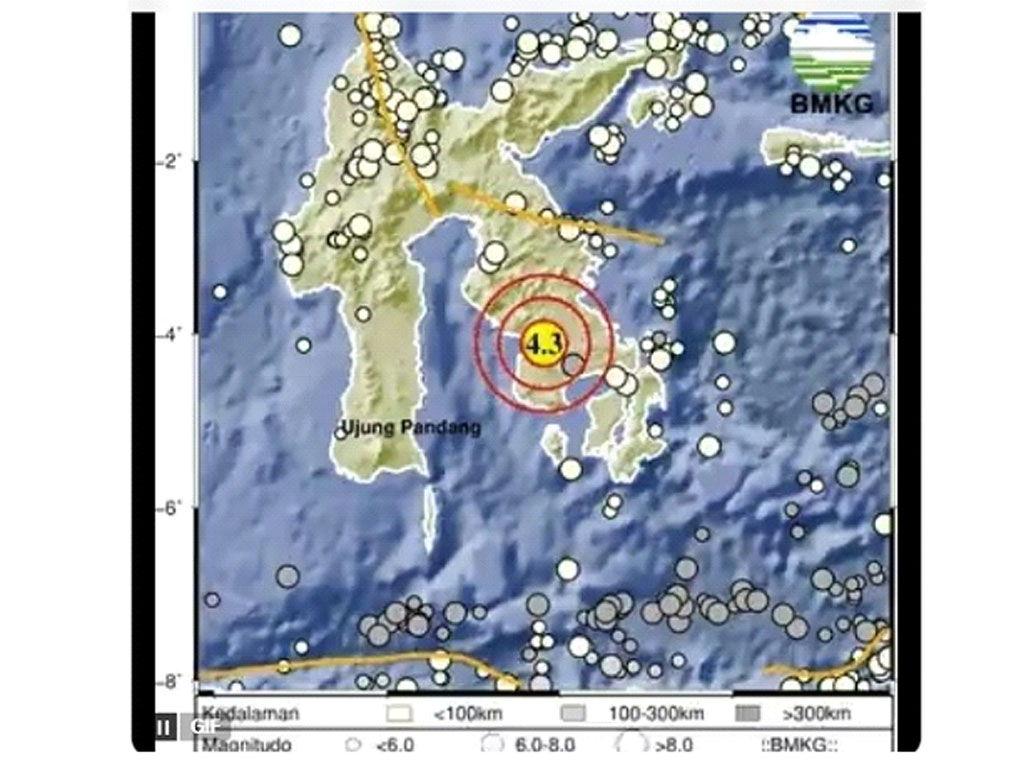 lokasi gempa Sultra