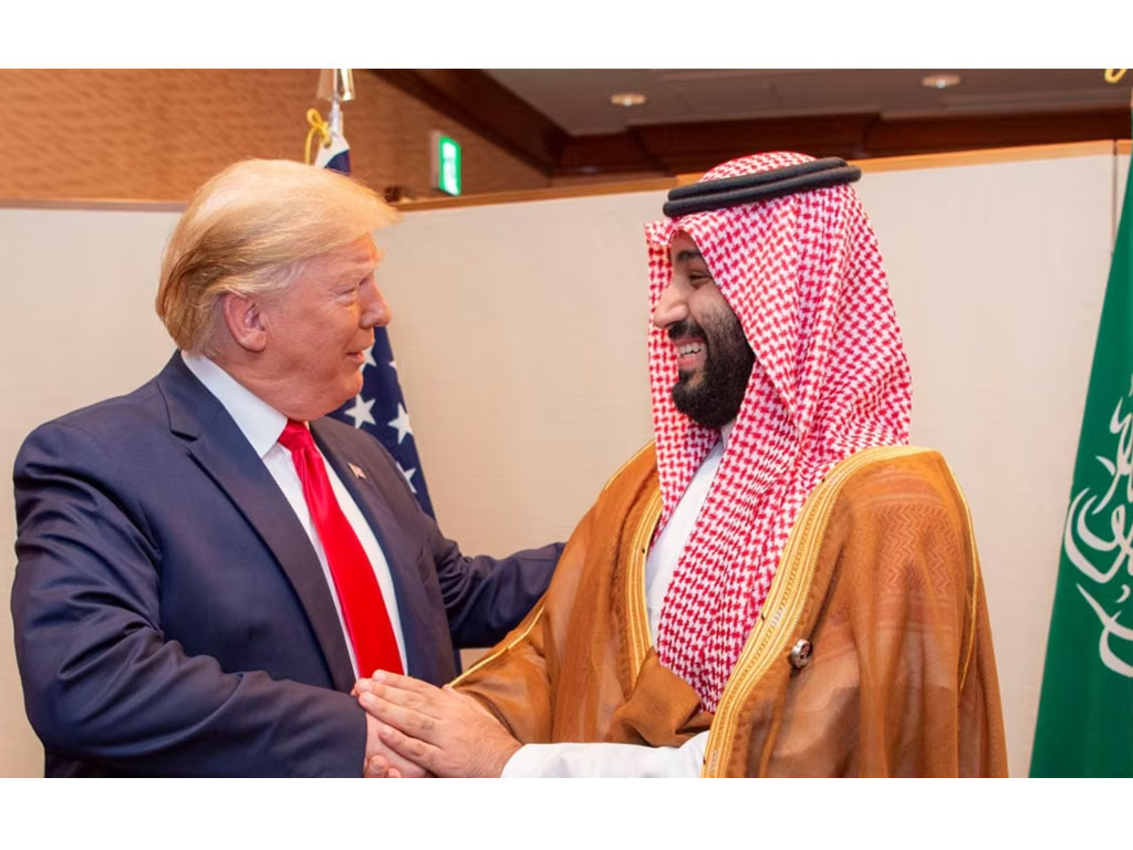 Trump dan Putra Mahkota Arab Saudi