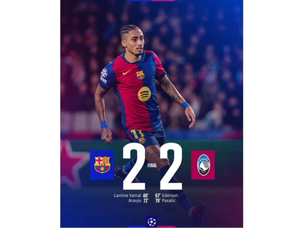 skor akhir barca vs atalanta