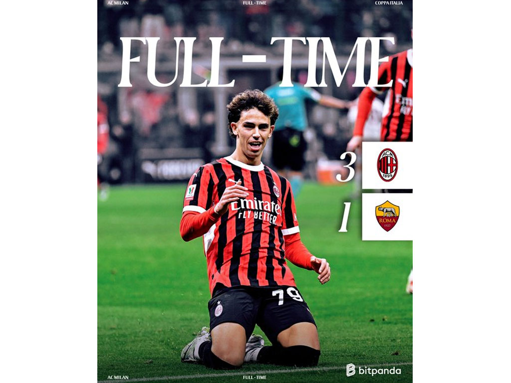 skor akhir milan vs roma