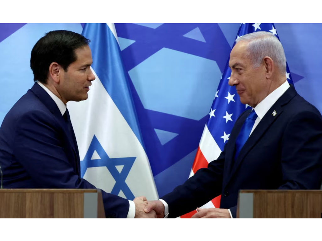 Menlu Rubio dan PM Netanyahu