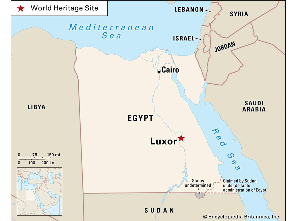 letak Luxor