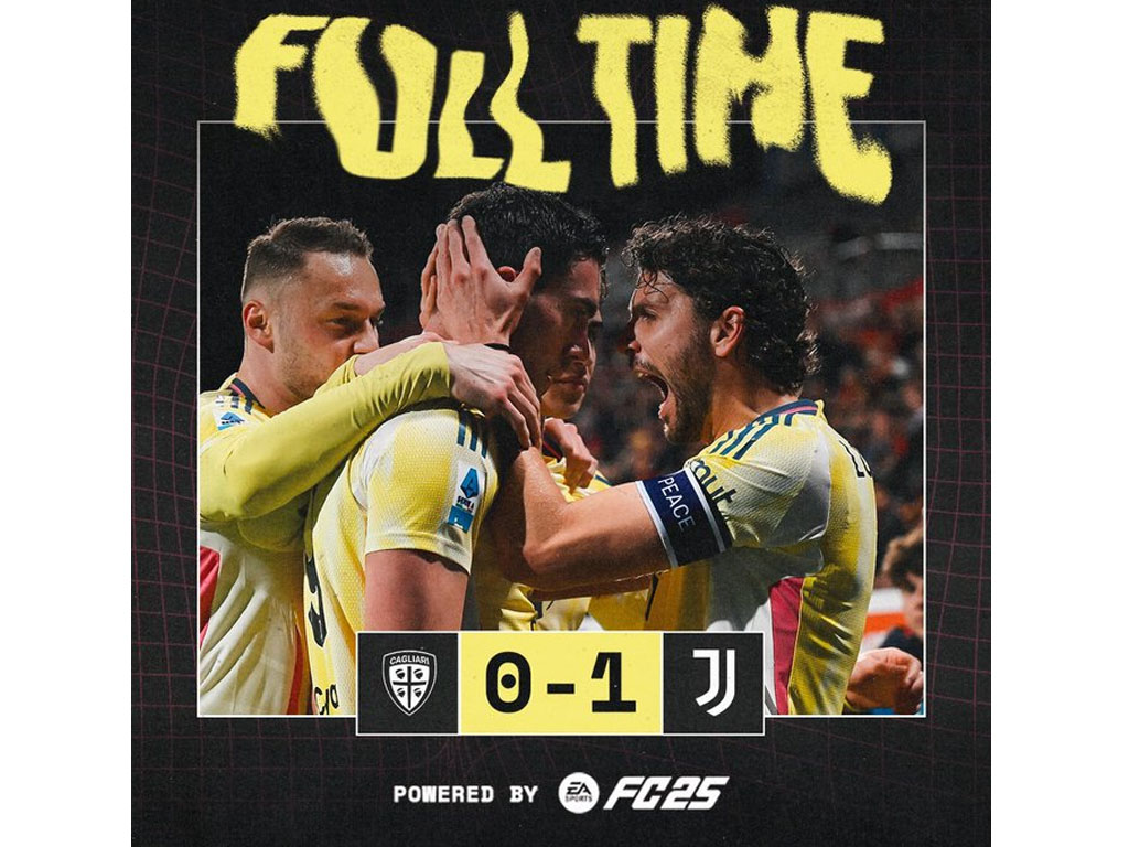 skor akhir Cagliari vs Juve