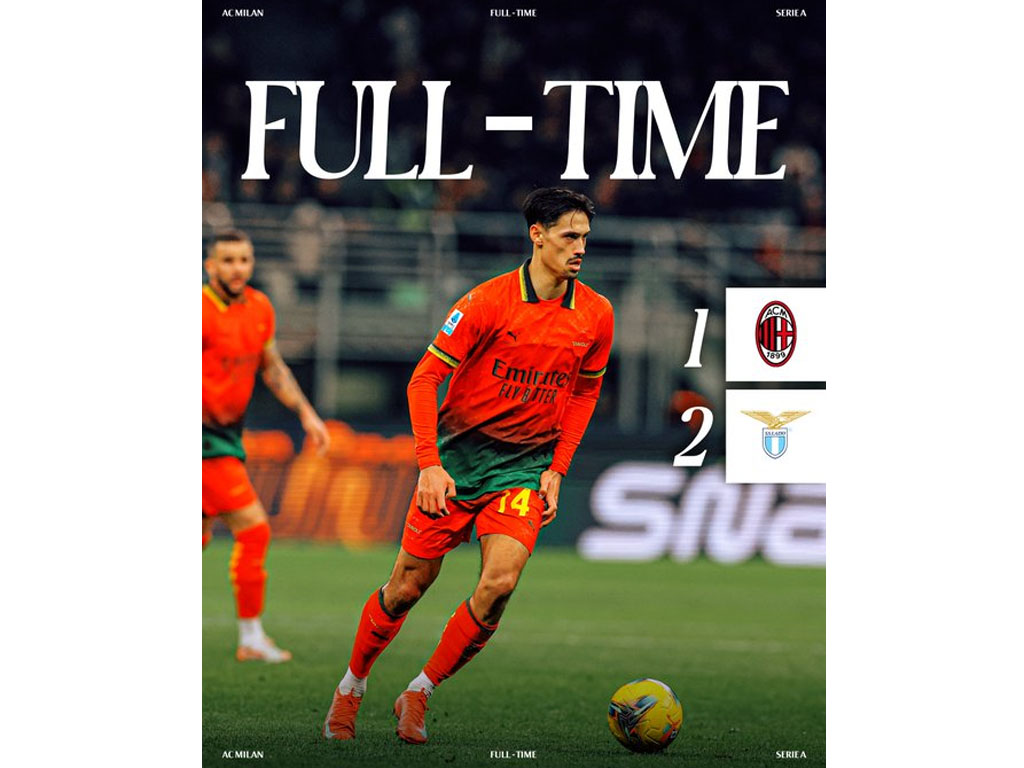 skor akhir Milan vs Lazio