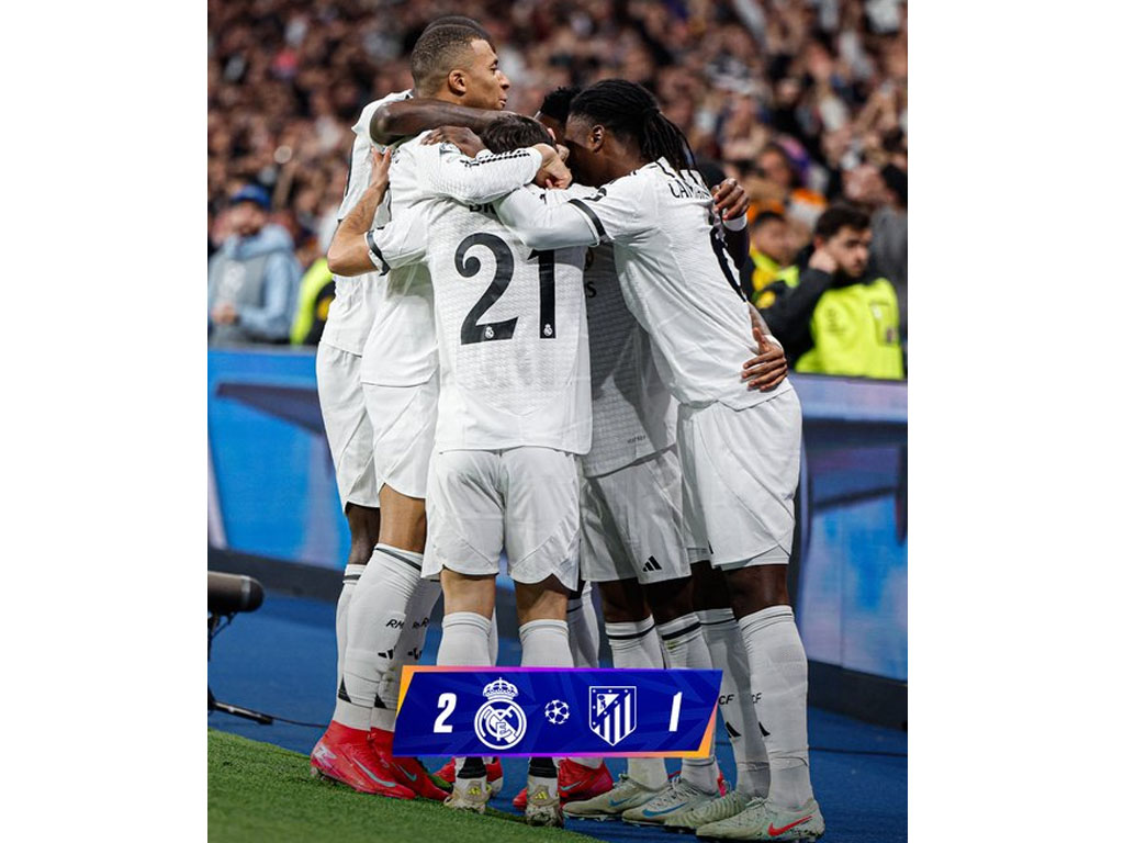 skor akhir Madrid vs Atleti