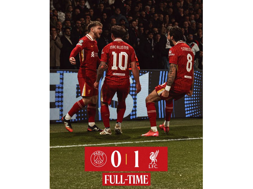 skor akhir PSG vs Liverpool