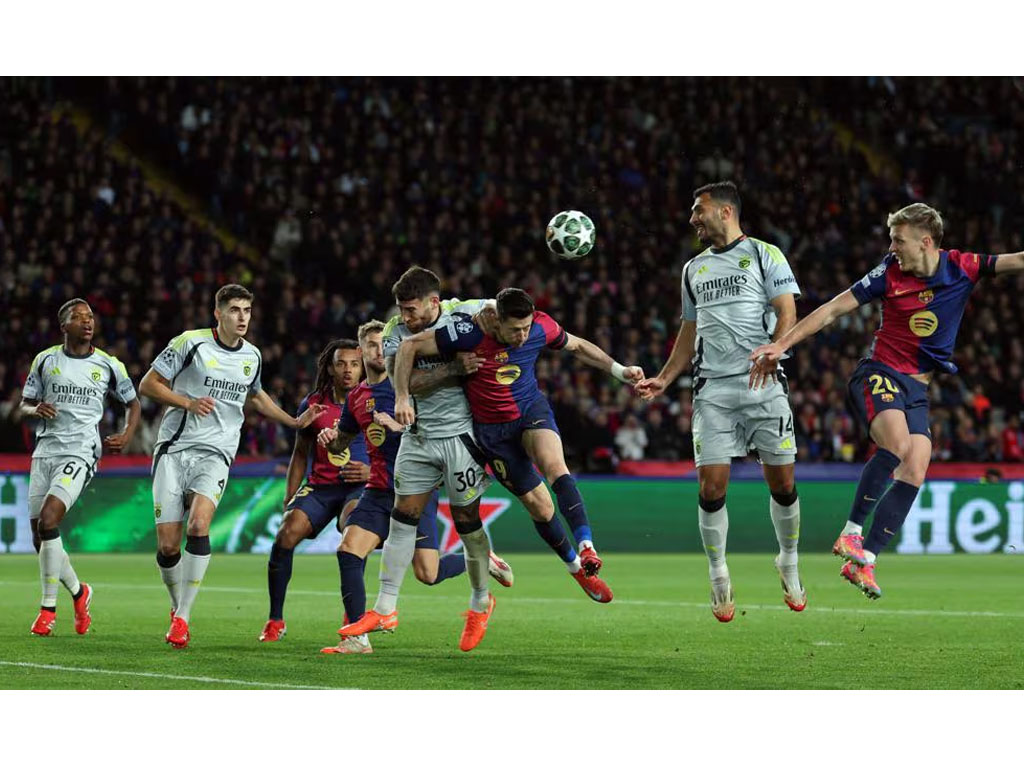 laga barca vs benfica