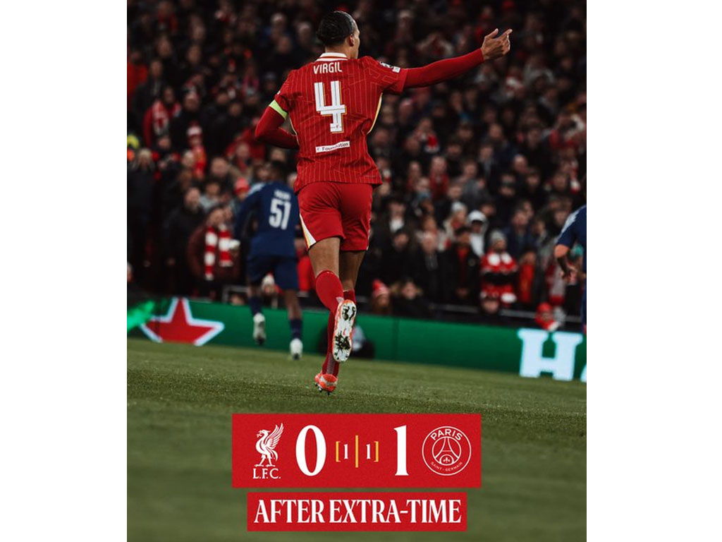 hasil akhir Liverpool vs PSG