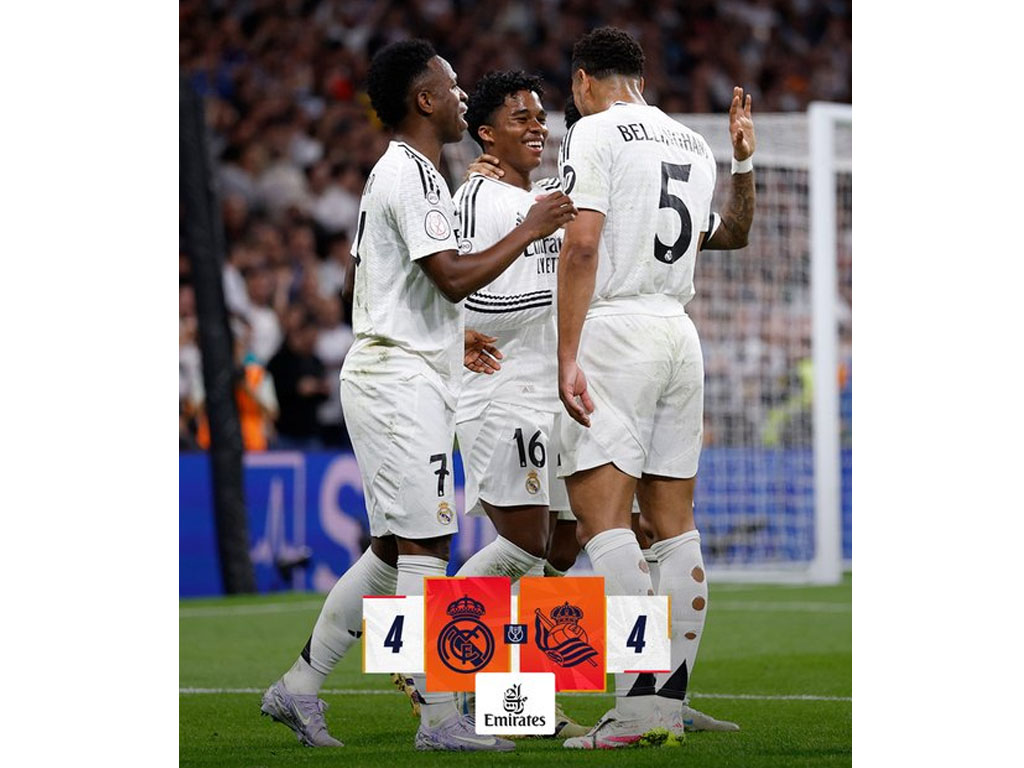 skor akhir Madrid vs Sociedad