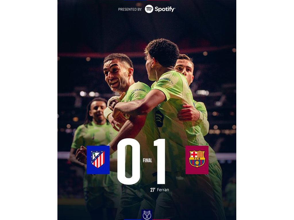 skor akhir Atleti vs Barca