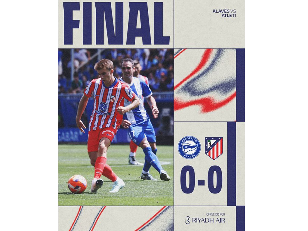 skor akhir Alaves vs Atletico