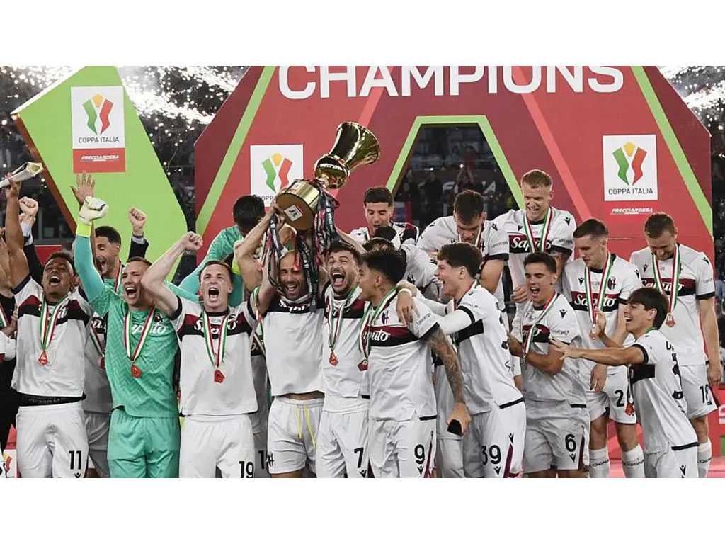 Bologna angkat trofi Coppa Italia 2025