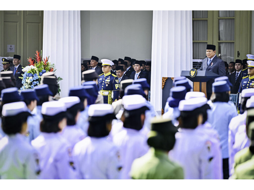 Prabowo di Harlah Pancasila 2025