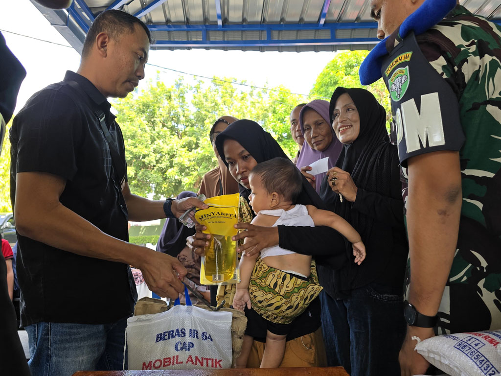 Danrem 011 bagi sembako 3