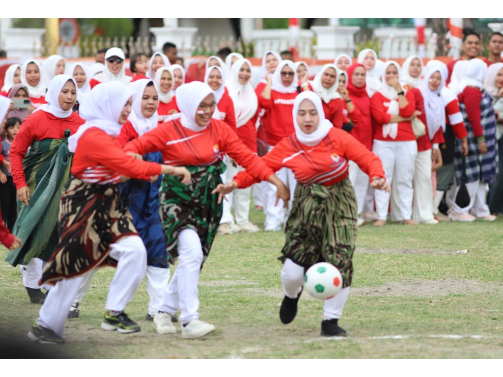 perayaan HUT 80 RI Korem Lw1
