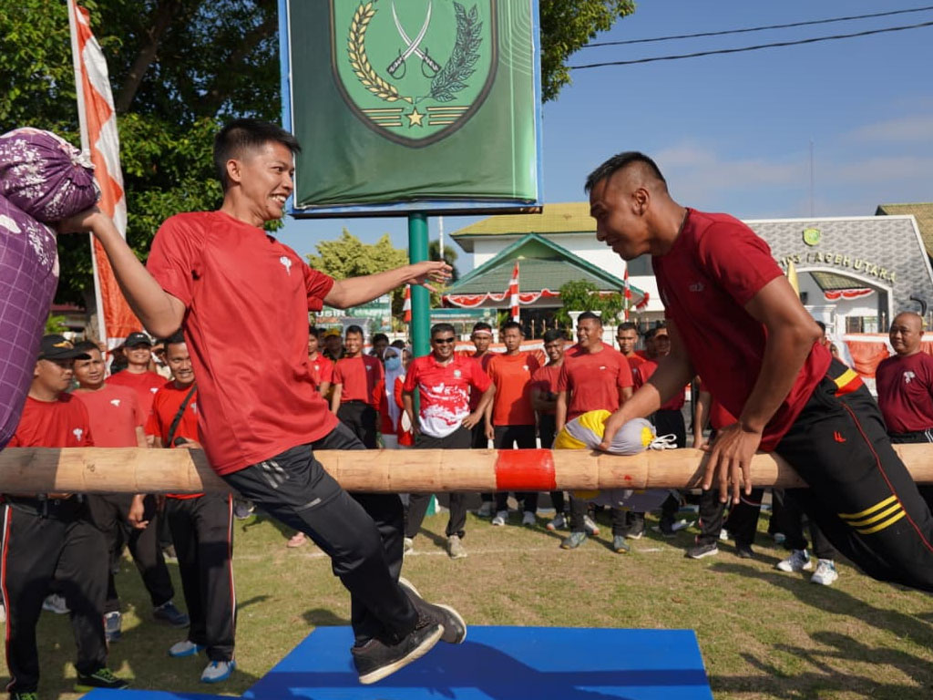perayaan HUT 80 RI Korem Lw7