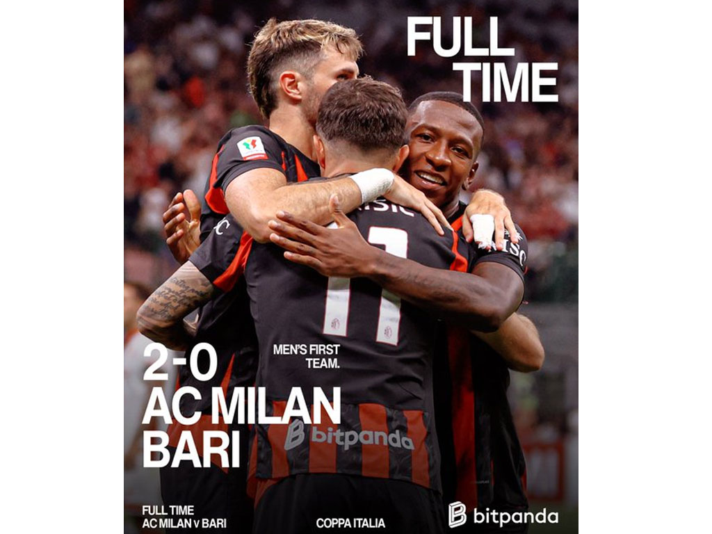 skor akhir Milan vs Bari