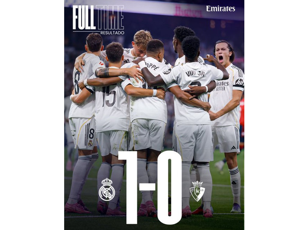 skor akhir Madrid vs Osasuna