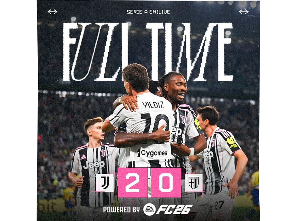skor akhir Juve vs Parma