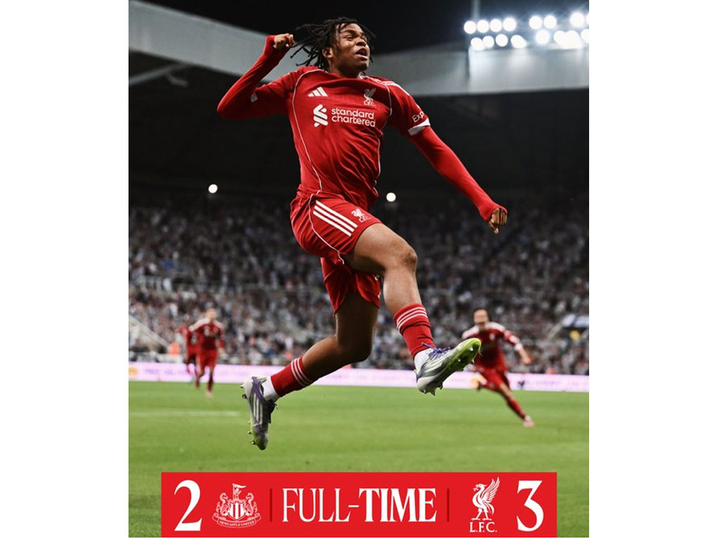 skor akhir Newcastle vs Liverpool
