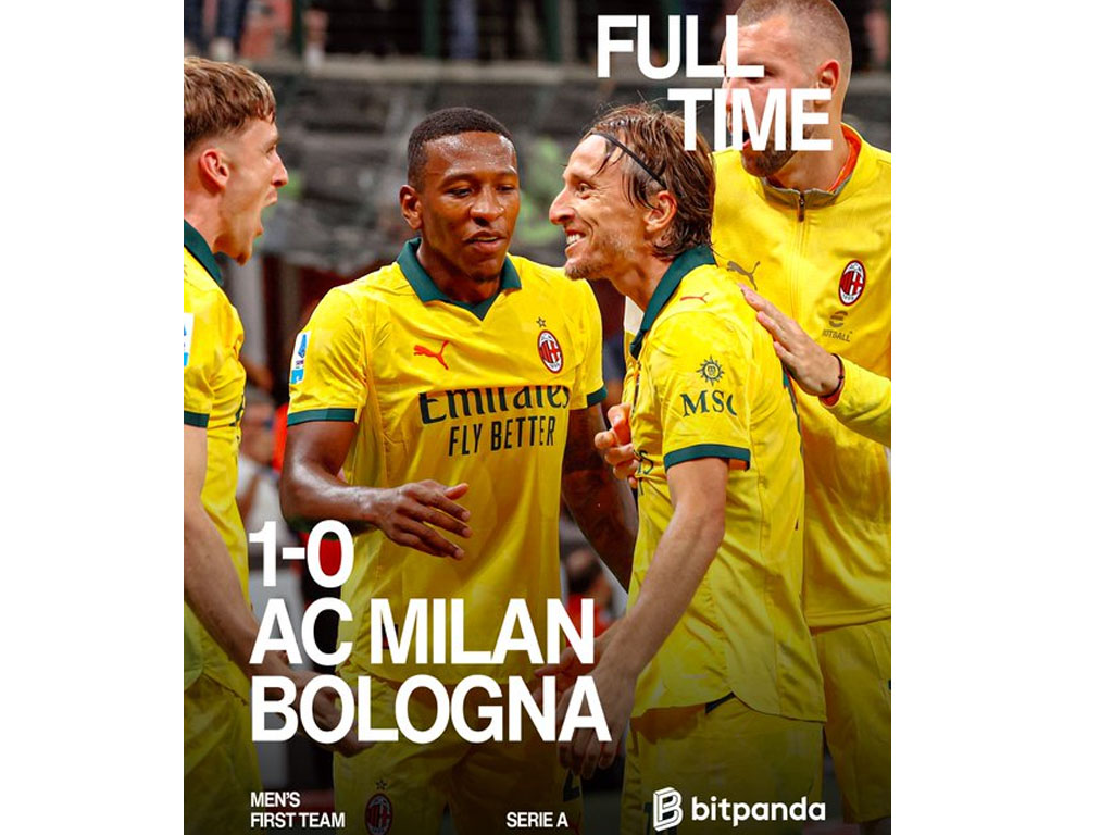 skor akhir Milan vs Bologna
