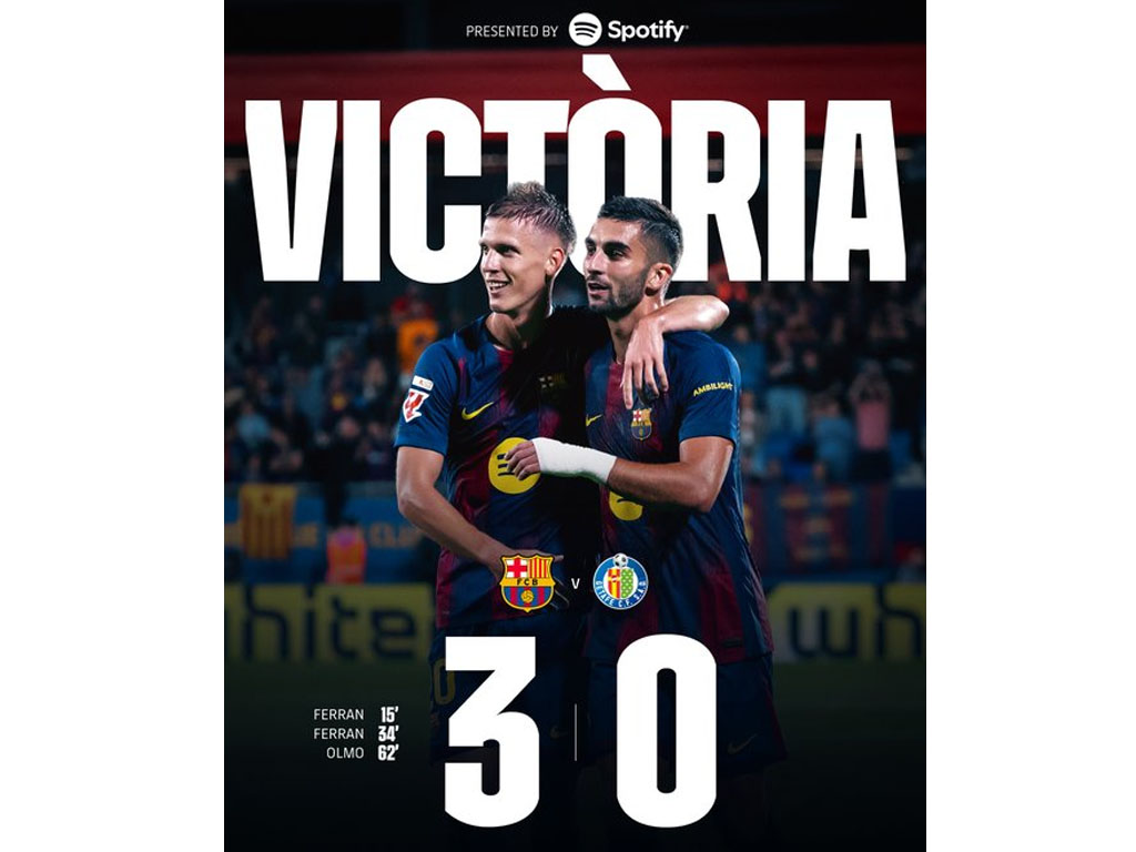 skor akhir Barca vs Getafe