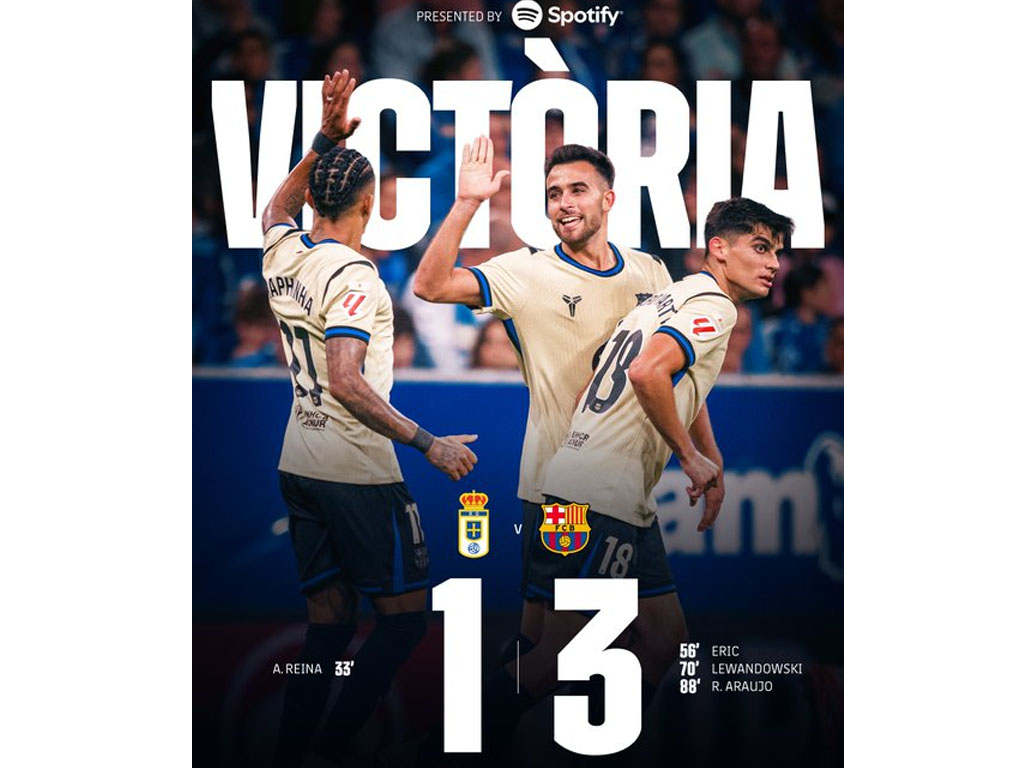 skor akhir Oviedo vs Barca