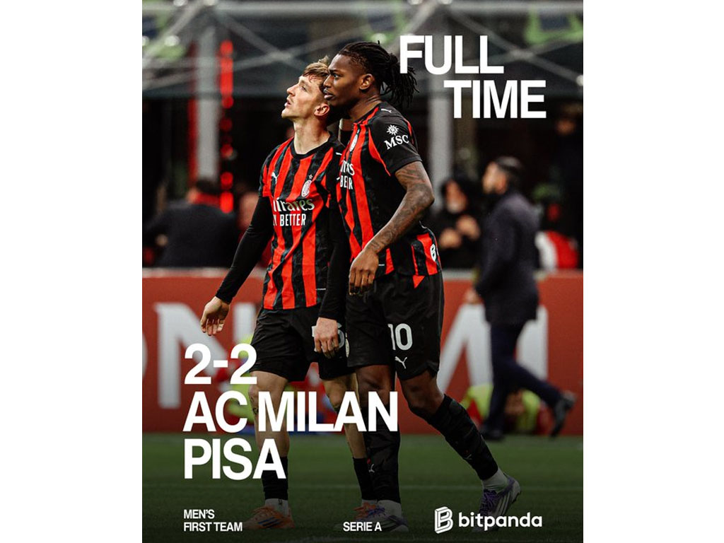 skor akhir Milan vs Pisa