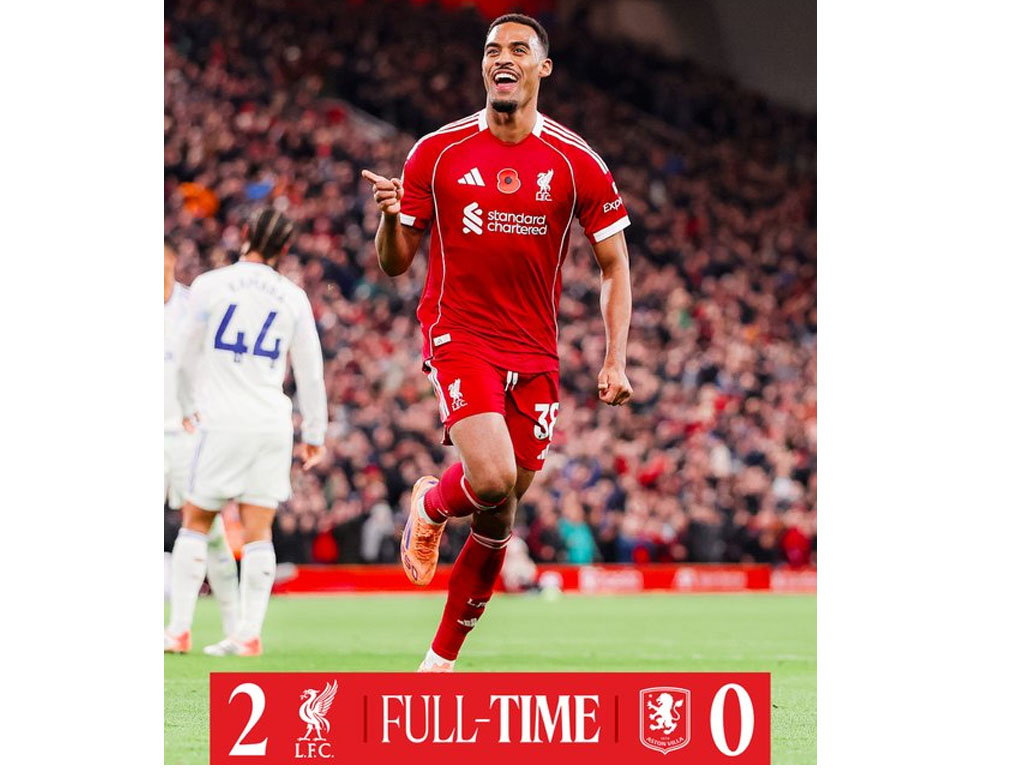 skor akhir Liverpool vs Villa