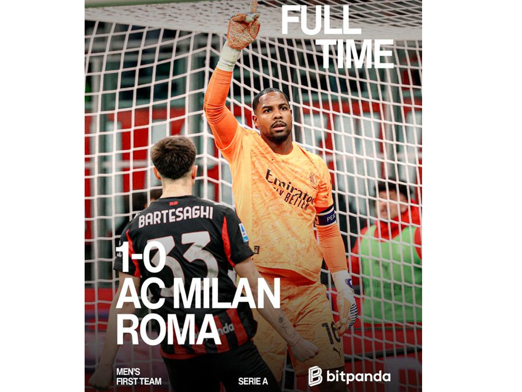 skor akhir Milan vs Roma