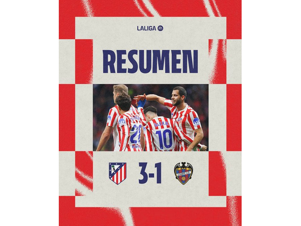 SKOR AKHIR Atleti vs Levante