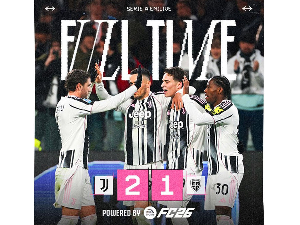 skor akhir Juve vs Cagliari