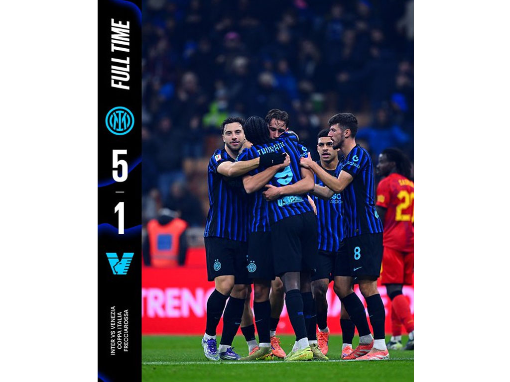 skor akhir Inter vs Venezia
