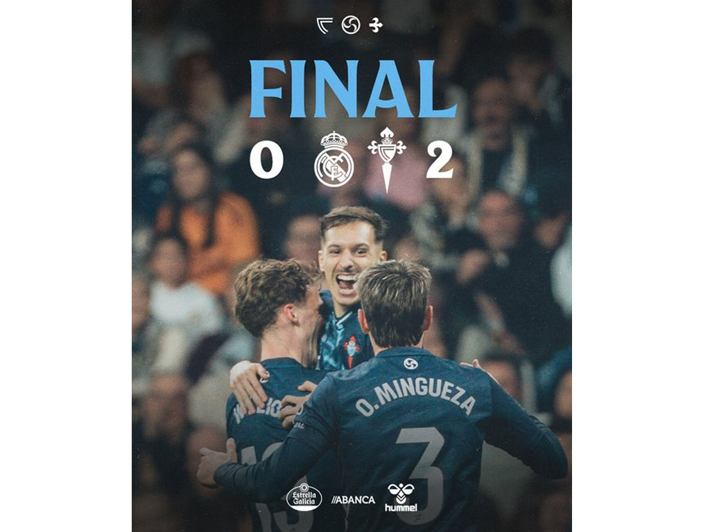 skor akhir Madrid vs Celta
