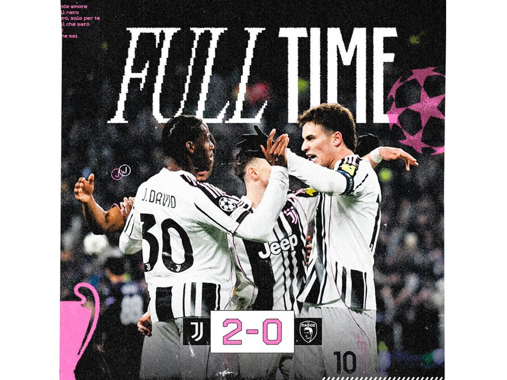 skor akhir Juve vs Pafos
