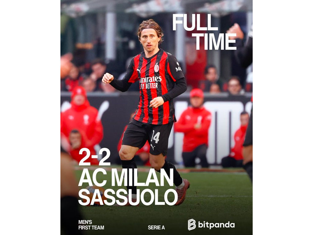 skor akhir milan vs sassuolo
