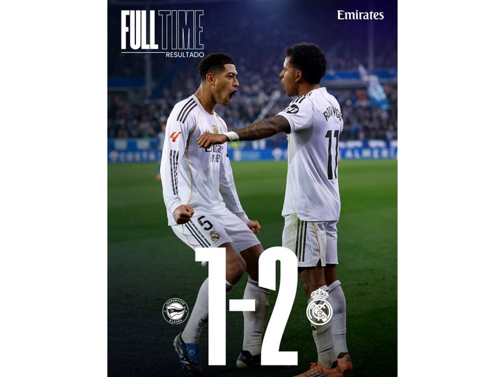 skor akhir Alaves vs Madrid