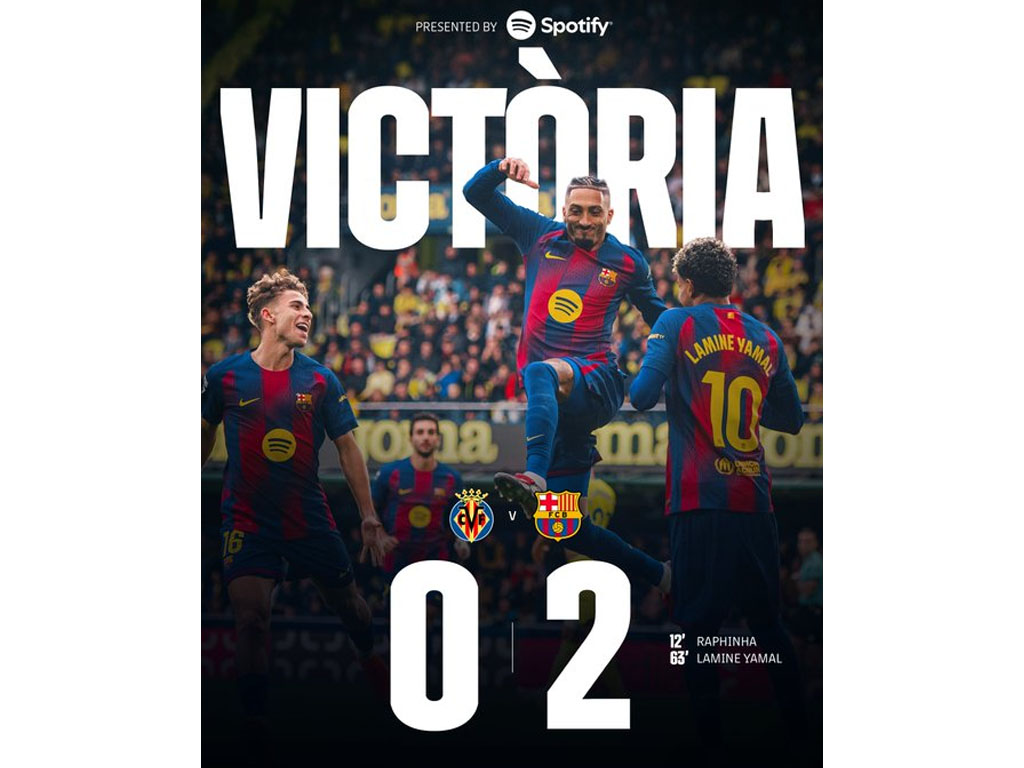skor akhir villareal vs barca